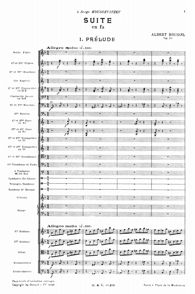 Roussel, op. 33